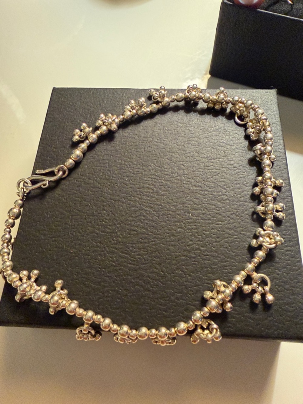 Elegant Women's Beaded Cluster Sterling